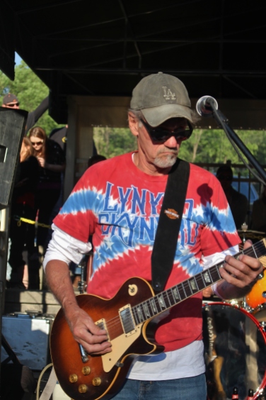 Ed Young, guitarist from E.B. Jeb, performing his 3rd set at The Mill Of Round Lake, located in Round Lake, NY. Photo taken by Amy L. Modesti on Saturday, May 23, 2015 with Canon Rebel SL1 Digital SLR Camera. (C): Amy Modesti, 2015