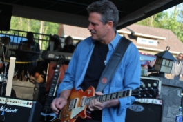 Bluz House Rockers Guitarist performing with E.B. Jeb Band during their third set at The Mill Of Round Lake, located in Round Lake, NY. Photo taken by Amy L. Modesti on Saturday, May 23, 2015 with Canon Rebel SL1 Digital SLR Camera. (C): Amy Modesti, 2015