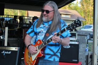 E.B. Jeb Guitarist, Pete Jones, performing at The Mill On Round Lake, located in Round Lake, NY. Photo taken by Amy L. Modesti on Saturday, May 23, 2015 with Canon Rebel SL1 Digital SLR Camera. (C): Amy Modesti, 2015