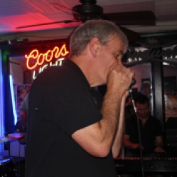 Ted Henessey and Jason Ladanye performing their third and final performance set together at Casey Finn's Pub Grill LLC in Albany, NY. Photo taken by Amy L. Modesti on Friday, May 22, 2015 with her Canon Rebel SL1 Digital SLR Camera. (C): Amy Modesti, 2015